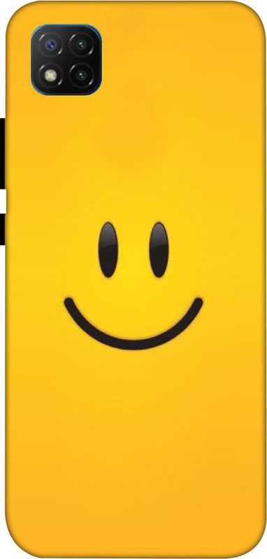 JAIBHAGWAN Back Cover for Mi Poco C3  (Yellow, Hard Case, Pack of: 1)