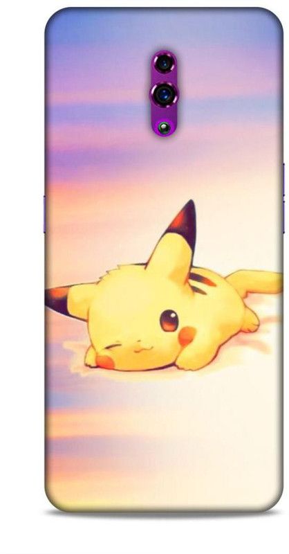Trinetra Back Cover for Oppo Reno (Pikachu /Cartoon / Pokemon)  (Multicolor, Hard Case, Pack of: 1)