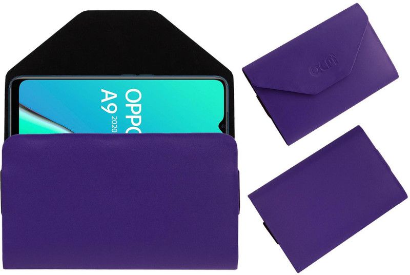 ACM Pouch for Oppo A92020  (Purple, Cases with Holder, Pack of: 1)