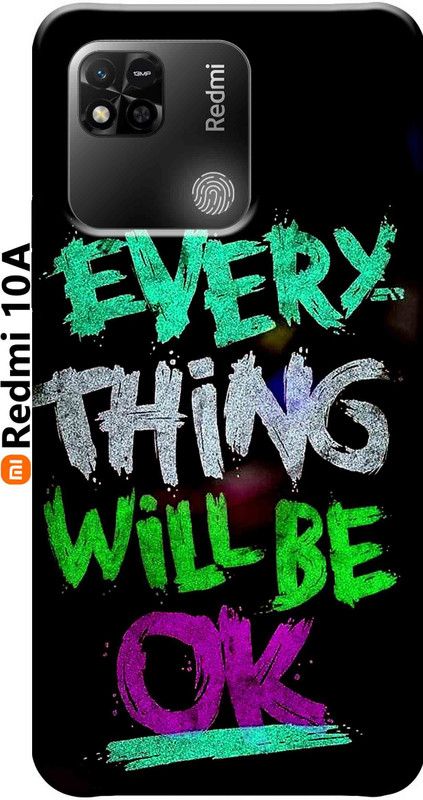stroxy Back Cover for Redmi 10A 2751  (Multicolor, 3D Case, Silicon, Pack of: 1)