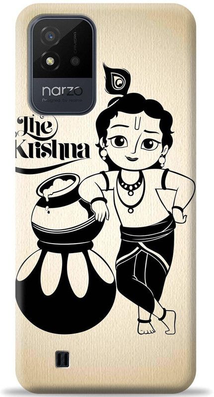 Loffar Back Cover for Realme Narzo 50i  (Beige, Shock Proof, Pack of: 1)