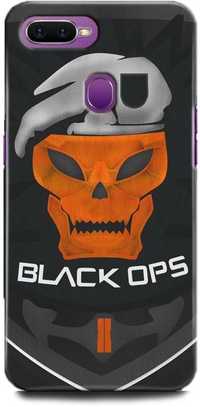 INTELLIZE Back Cover for Oppo A7/CPH1901 black ops,Printed  (Multicolor, Shock Proof, Pack of: 1)