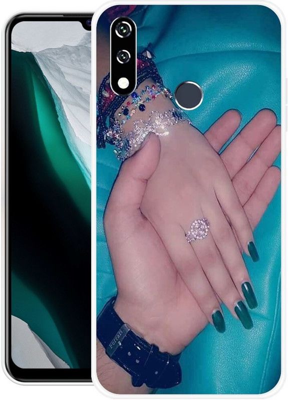 Looy Back Cover for LG W10  (Blue, Flexible, Silicon, Pack of: 1)