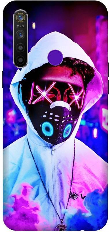 URCHIN Back Cover for Realme 5iNeon, Neon Devil, Neon boy, Neon cool  (Multicolor, Shock Proof, Pack of: 1)