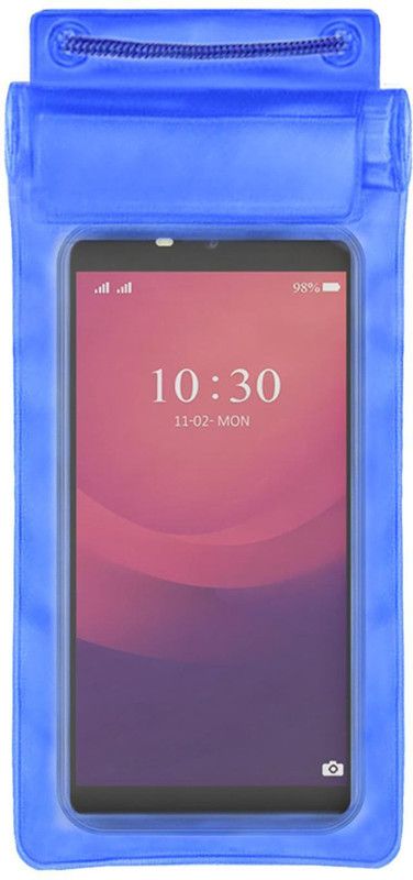 ACM Pouch for Ikall Z4 Pro  (Blue, Waterproof, Silicon, Pack of: 1)