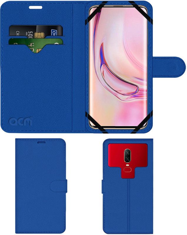 ACM Flip Cover for Mi 10 Pro 5G  (Blue, Cases with Holder, Pack of: 1)