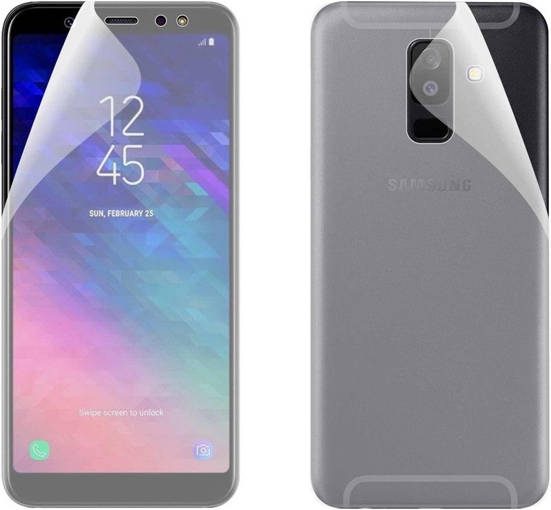 CASE CREATION Front and Back Screen Guard for Samsung Galaxy A6 Plus  (Pack of 2)