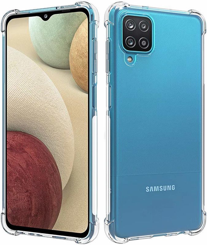 Spectacular ace Back Cover for Samsung Galaxy F12  (Transparent, Dual Protection, Silicon, Pack of: 1)