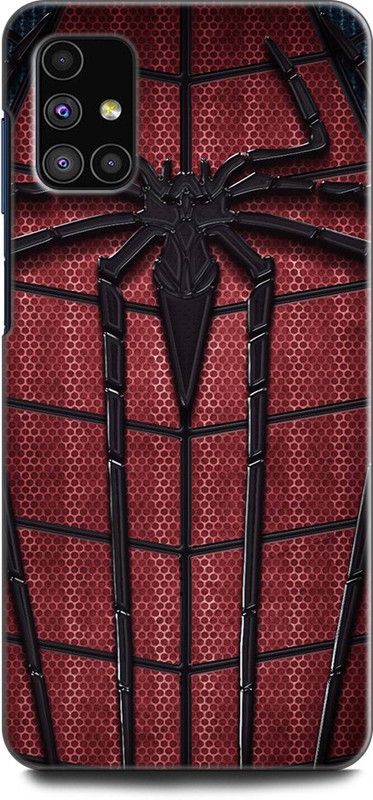 Afterglow Back Cover for SAMSUNG Galaxy M31s SPIDERMAN, MARVAL, SUPERHERO, COMIC, PETER PARKER, BLACK SPIDERAN  (Multicolor, Shock Proof, Pack of: 1)