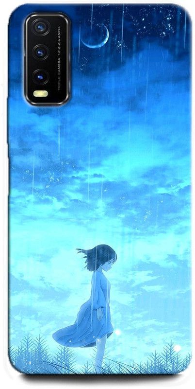 Afterglow Back Cover for Vivo Y12s ALONE, GIRL, ANIME, NATURE, BEAUTIFUL  (Multicolor, Shock Proof, Pack of: 1)