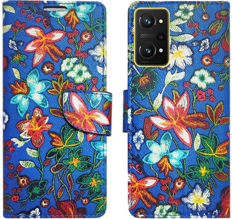 AD Enterprises Flip Cover for Realme GT Neo 3T  (Blue, Magnetic Case, Pack of: 1)