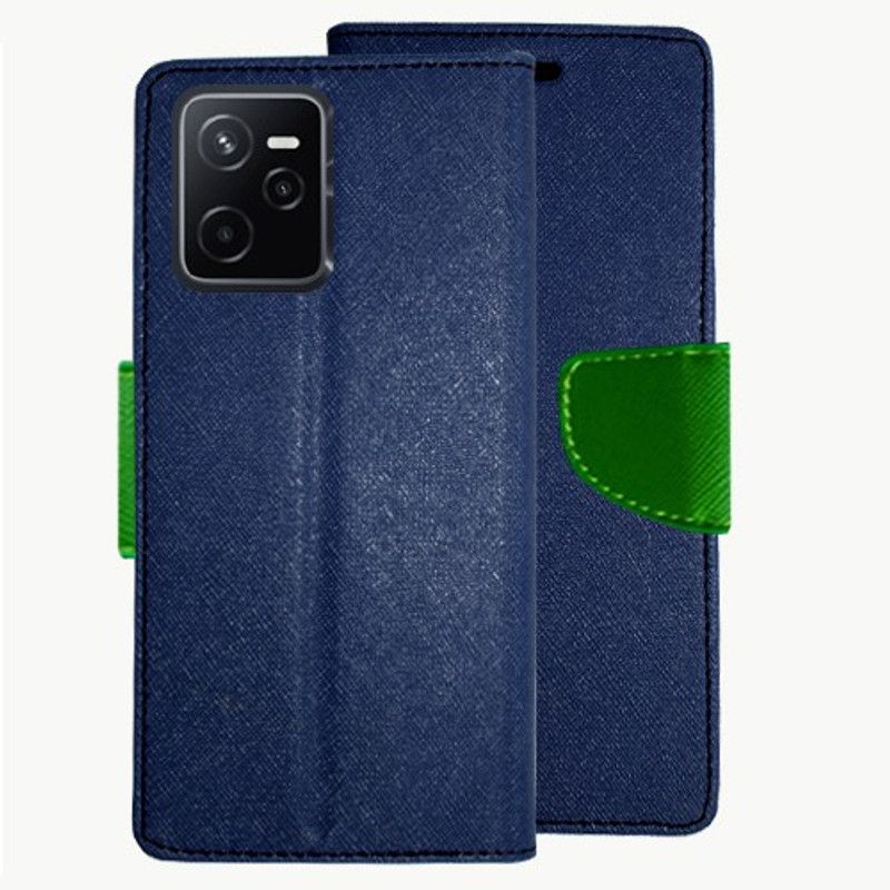 Mxkart Flip Cover for Realme Narzo 50A Prime  (Blue, Pack of: 1)
