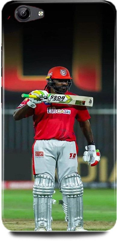 DIKRO Back Cover for vivo Y66, 1609, CHRIS, GAYLE, WEST, INDIES, PLAYER, 333, RCB  (Multicolor, Hard Case)