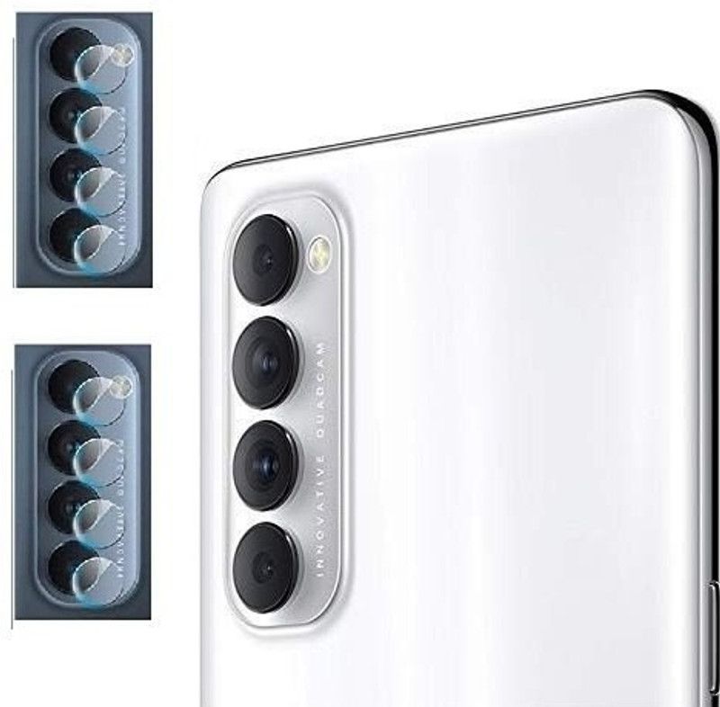 SHAKU Back Camera Lens Glass Protector for Oppo-Reno-4  (Pack of: 2)