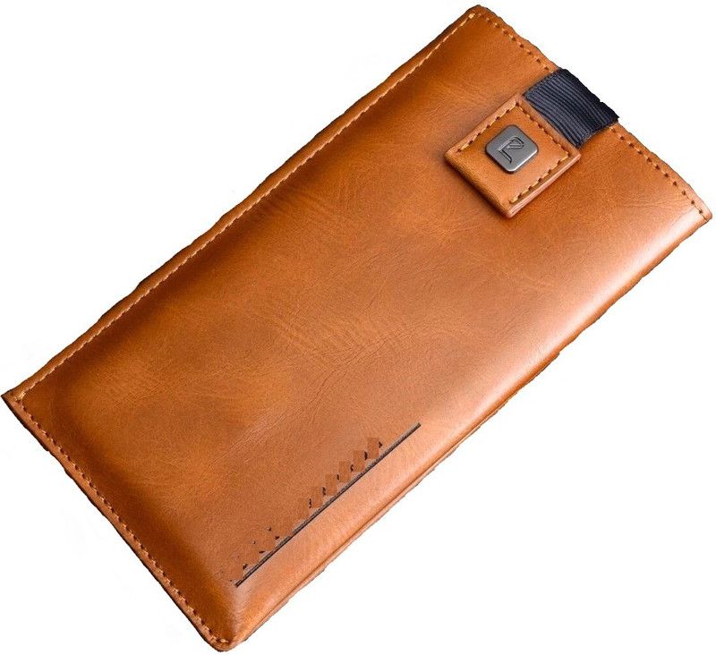 realtech Pouch for Samsung Galaxy J3 (2017)  (Brown, Dual Protection, Pack of: 1)