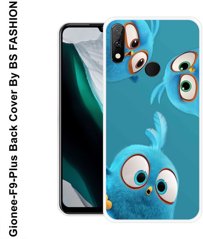 BSRAJ Back Cover for Gionee F9 Plus  (Blue, Silicon)
