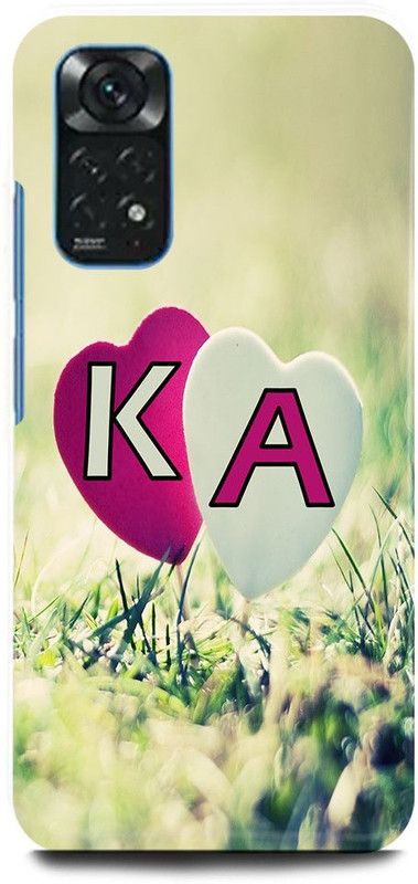 Dimora Back Cover for POCO M4 Pro , K LOVES A NAME K NAME A LETTER ALPHABET K LOVE A NAME  (Multicolor, Hard Case, Pack of: 1)