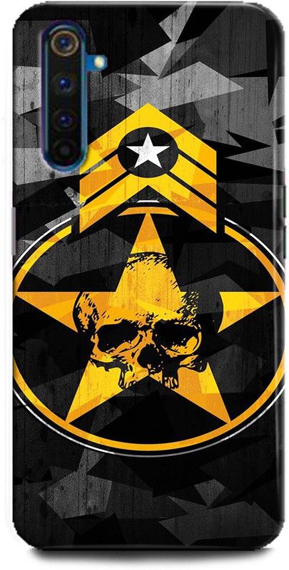 Afterglow Back Cover for Realme 6 ARMY, ARMY LOGO, SOLDIER, MILITARY  (Multicolor, Shock Proof, Pack of: 1)