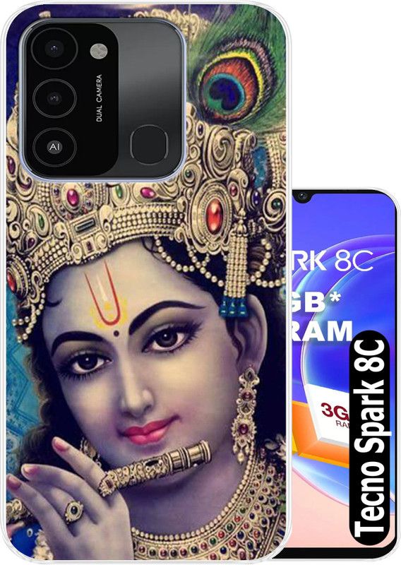 Hostprint Back Cover for Tecno Spark 8C, Tecno Spark Go (2022)  (Multicolor, Silicon, Pack of: 1)