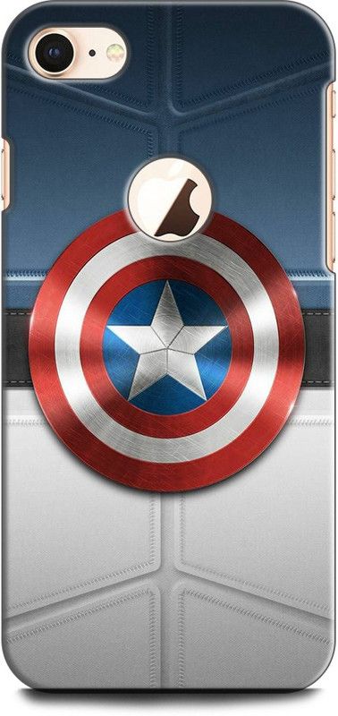 KEYCENT Back Cover for APPLE iPhone 8 CAPTAIN AMERICA, AVENGER, SHIELD, COMICS, MARVEL  (Multicolor, Shock Proof, Pack of: 1)