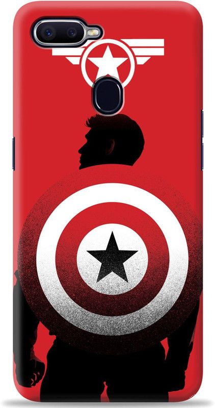 Crafter Back Cover for Oppo A5s  (Red, Shock Proof, Pack of: 1)