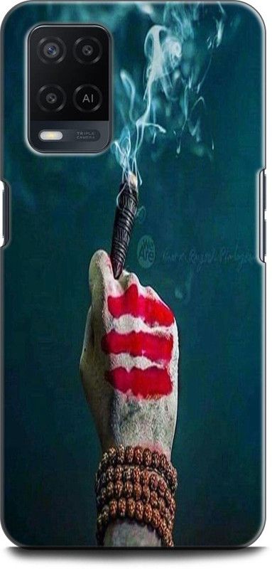 INDICRAFT Back Cover for OPPO A54, CPH2239 SADHU, SAINT, MONK, SPRITUAL, SHIV BHAKT, SHIV JI  (Multicolor, Dual Protection, Pack of: 1)