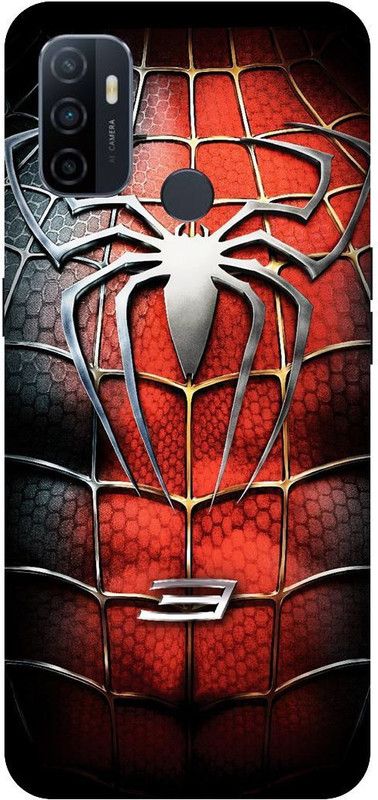 UMPRINT Back Cover for Oppo A33/Oppo CPH2137 SpiderMan, Spiderman mask Printed Back Cover  (Multicolor, Hard Case, Pack of: 1)