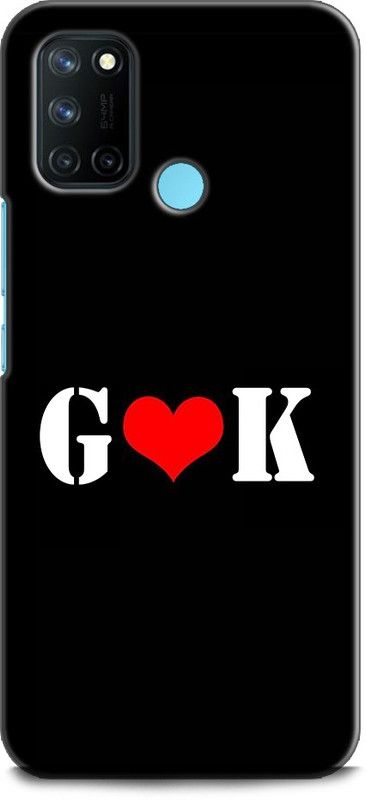 Afterglow Back Cover for Realme 7i G K, G LOVES K, NAME, LETTER, ALPHABET, GK LOVE, HART  (Multicolor, Shock Proof, Pack of: 1)