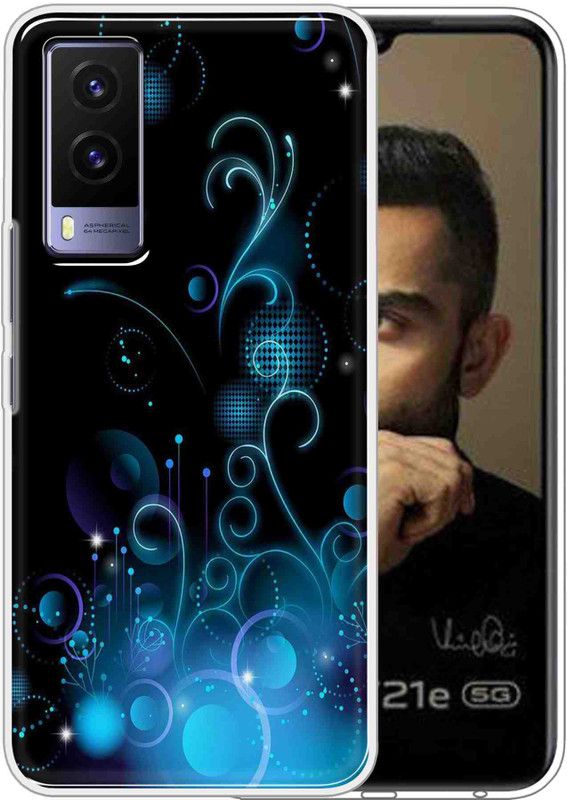 Vascase Back Cover for Vivo V21e 5G, Back Case for Vivo V21e 5G  (Multicolor, Dual Protection, Silicon)