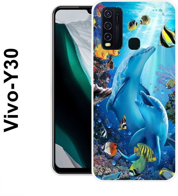 SIMAWAT Back Cover for Vivo Y30, Vivo Y50  (Multicolor, Grip Case, Silicon)
