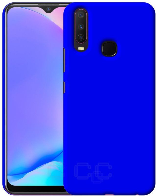 CASE CREATION Back Cover for Vivo Y12 (6.35-inch) 2019  (Blue, Shock Proof, Pack of: 1)