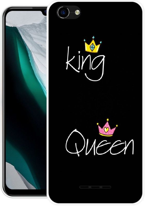 Sswastik Back Cover for Lava Z61  (Multicolor, Grip Case, Silicon)