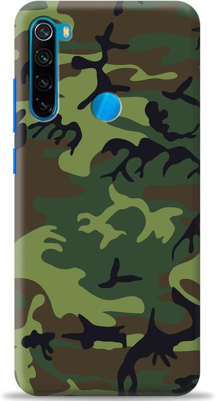 Crafter Back Cover for Mi Redmi Note 8  (Green, Shock Proof, Pack of: 1)