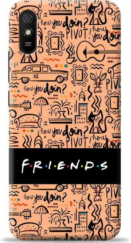 Cover King Back Cover for Mi Redmi 9A  (Pink, Shock Proof, Pack of: 1)