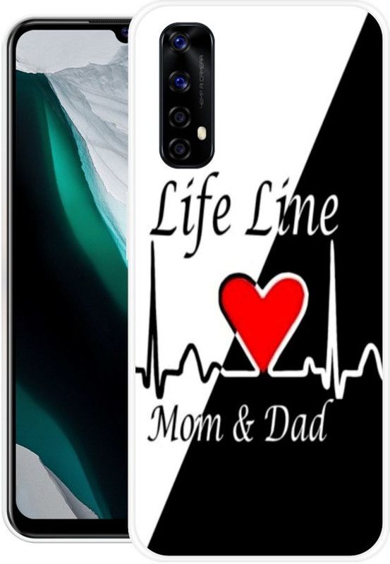 Buytrend Back Cover for Realme Narzo 20 Pro  (Black, White, Flexible, Silicon)