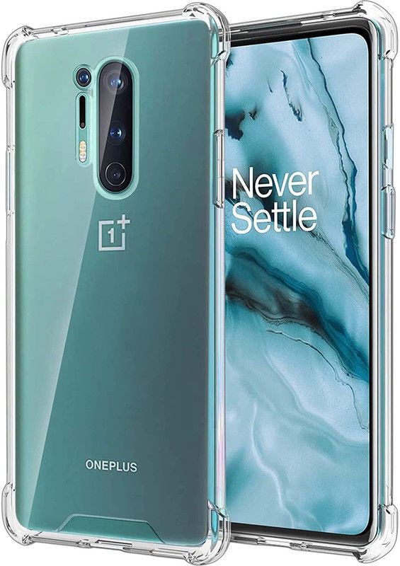 NSTAR Back Cover for One Plus 8 Pro  (Transparent, Shock Proof, Silicon, Pack of: 1)