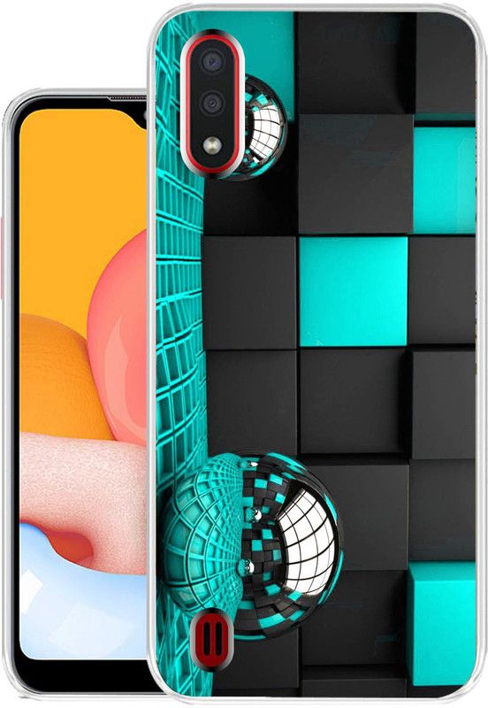 Case Club Back Cover for Samsung Galaxy A01  (Green, Grip Case, Silicon, Pack of: 1)