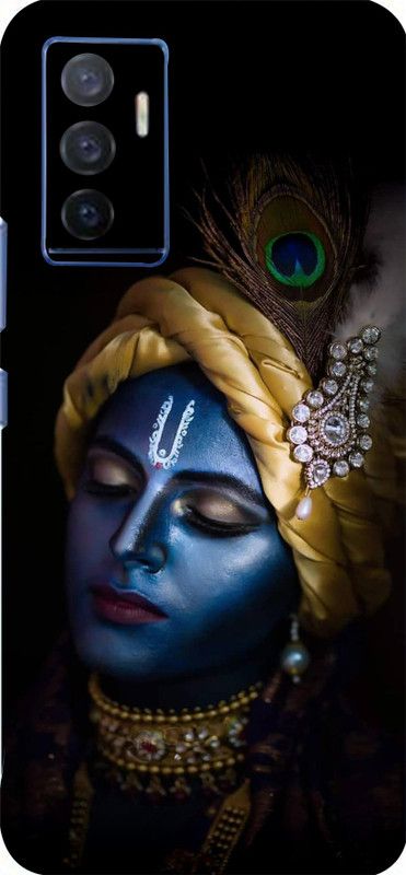 Mclaxa Lord Krishna Art Back Skin Guard, Lord Krishna, Vivo V23e Mobile Skin  (Lord Krishna With Super Matte Finish)