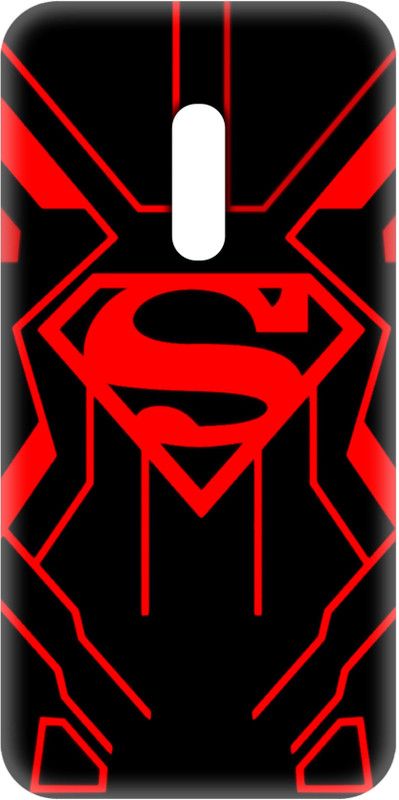 Smutty Back Cover for Realme X, RMX1901, RMX1903 - Superman Logo Print  (Multicolor, Hard Case, Pack of: 1)