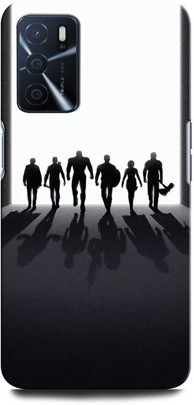 GRAFIQE Back Cover for OPPO A16 CPH2269 AVENGERS, AVENGERS LOGO, MARVEL, AVENGER, THOR, IRON MAN  (Multicolor, Shock Proof, Pack of: 1)