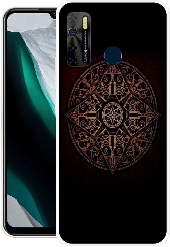 Krtagy Back Cover for Tecno Camon 15  (Multicolor, Dual Protection, Silicon, Pack of: 1)