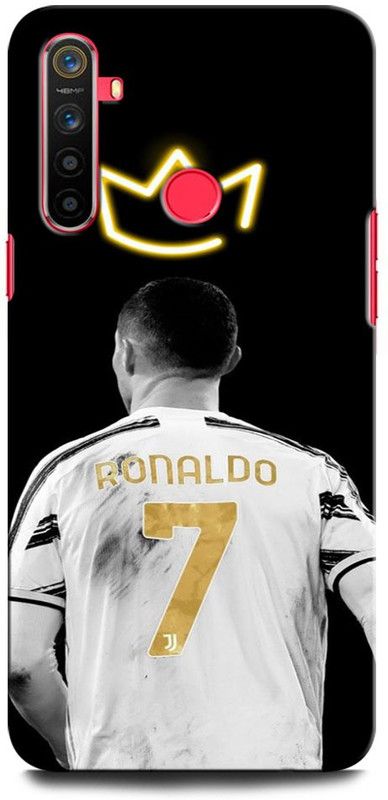 GRAFIQE Back Cover for Realme 5 Pro CRISTIANO RONALDO, RONALDO 7, CR, 7, FOOTBALL, SPORTS  (Multicolor, Shock Proof, Pack of: 1)