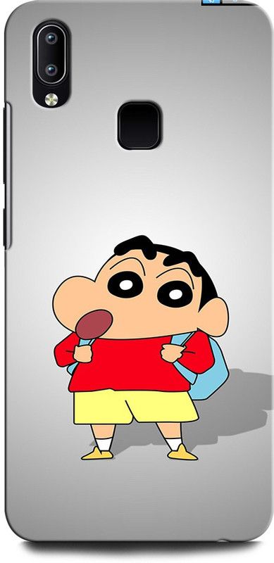 GRAFIQE Back Cover for VIVO Y91 SHINCHAN, CARTOON. FUNNY, CUTE, SHINCHAN  (Multicolor, Shock Proof, Pack of: 1)