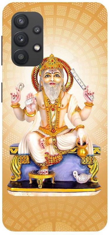 Wall Art Back Cover for SAMSUNG GALAXY M32 (5G) Vishwakarma, Vishwakarma Bhagwan, Suninow God Printed  (Multicolor, Dual Protection, Pack of: 1)