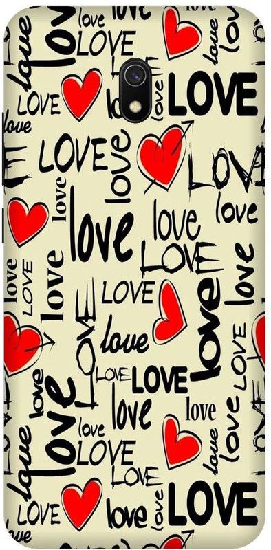 SSMORYA Back Cover for Redmi 8A ColorFul Heart Printed Back Cover  (Multicolor, Waterproof, Pack of: 1)
