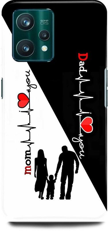 play fast Back Cover for Realme 9 Pro 5G, RMX3471 MOM, LOVE, DAD, LOVE, MOMDAD  (Multicolor, Hard Case, Pack of: 1)