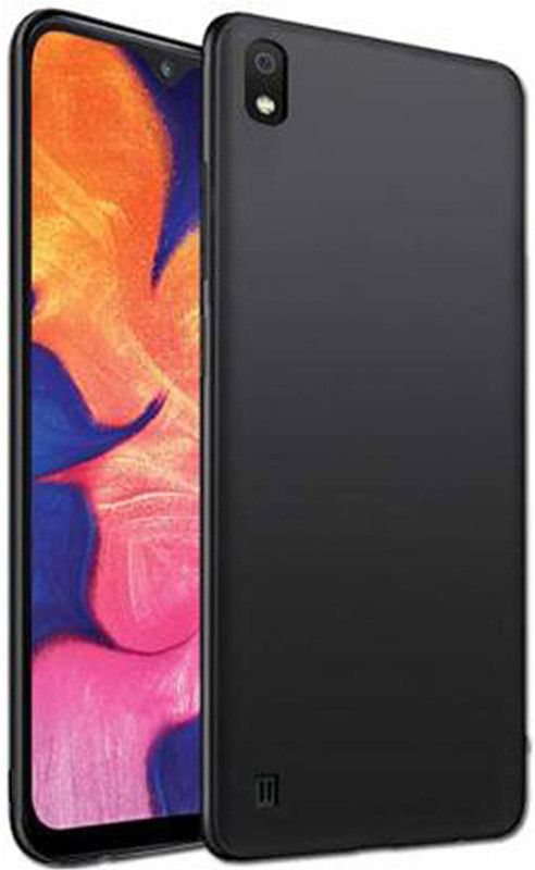 FONECASE Back Cover for Samsung Galaxy A10  (Black, Flexible, Silicon, Pack of: 1)