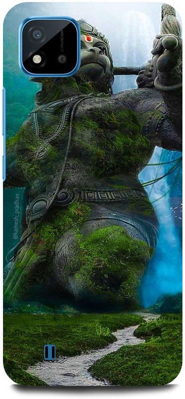 FRONK Back Cover for Realme C11 2021, RMX3231, HANUMAN, JI, MARUTI, BAJRANG, BALI, JAI SHREE RAM  (Grey, Hard Case, Pack of: 1)