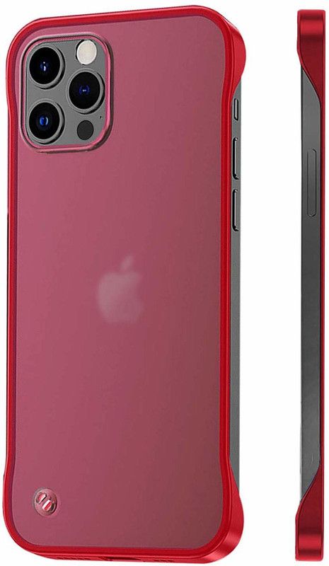 Egotude Back Cover for iPhone 12, iPhone 12 Pro  (Red, Pack of: 1)