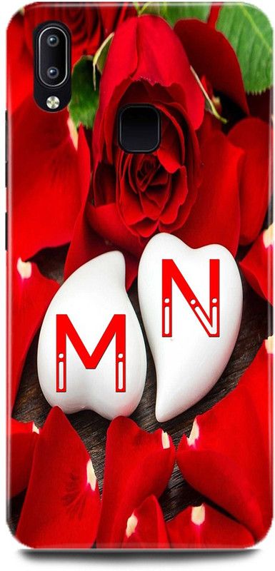 MP ARIES MOBILE COVER Back Cover for Vivo Y91/Vivo 1811,M Loves N Name,M Name, N Letter, Alphabet,M Love N NAME  (Multicolor, Hard Case, Pack of: 1)